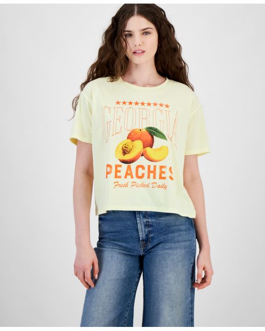 Grayson Threads, The Label Juniors Peaches Graphic T-Shirt