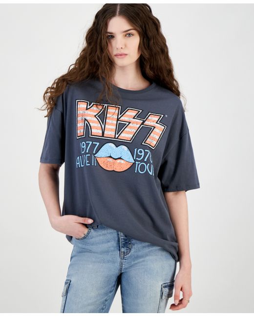 Grayson Threads, The Label Juniors Kiss Graphic T-Shirt