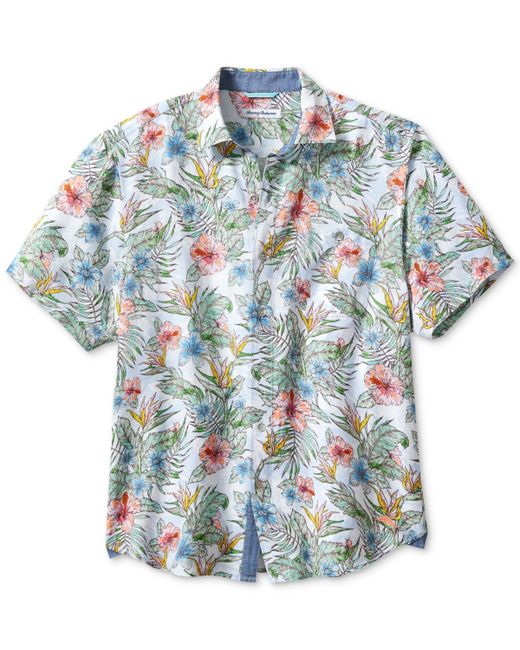 Tommy Bahama Sketch Short Sleeve Button-Front Shirt