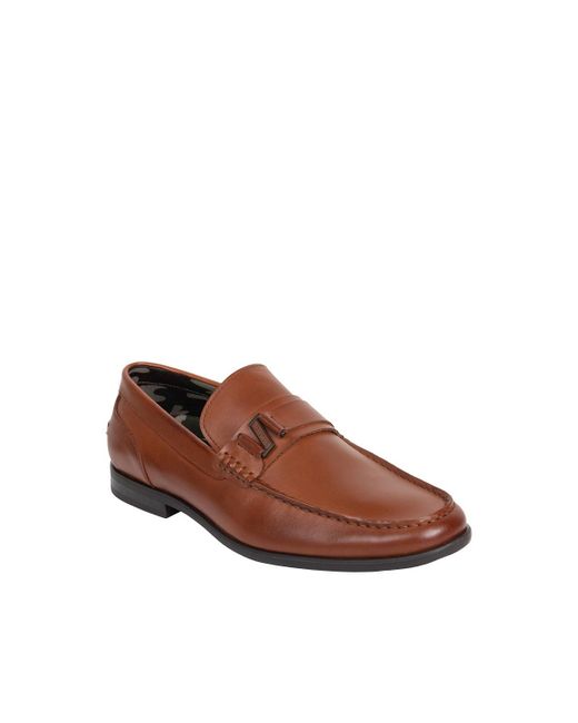Kenneth Cole REACTION Estate 2.0 Leather Bit Loafers