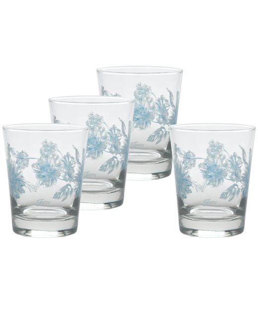 Fiesta Botanical 15-Ounce Dof Double Old Fashioned Glass Set of 4