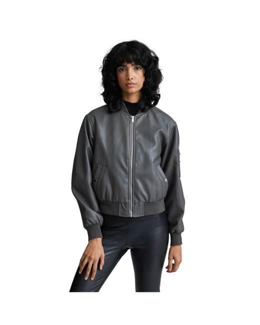 Nvlt Faux Leather Bomber