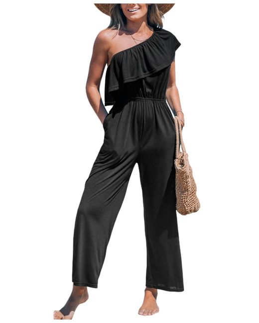 Cupshe Ruffled One-Shoulder Jumpsuit