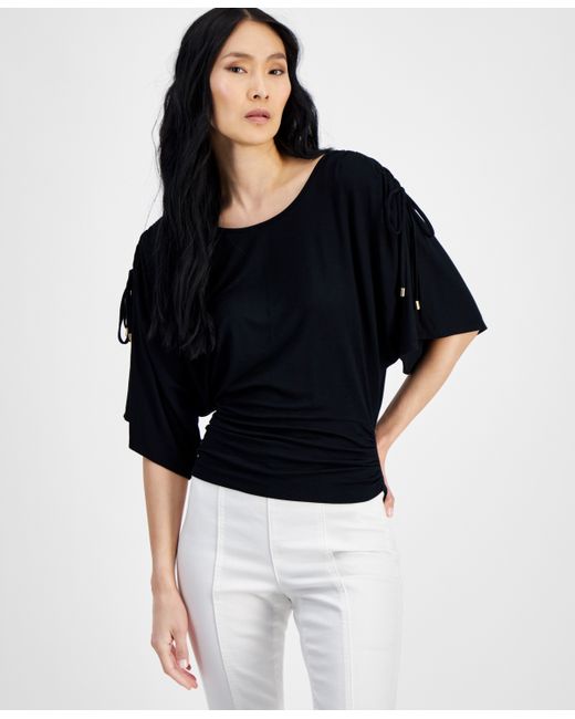 I.N.C. International Concepts Tie-Sleeve Top Created for