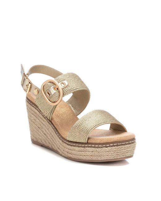 Xti Jute Wedge Sandals By