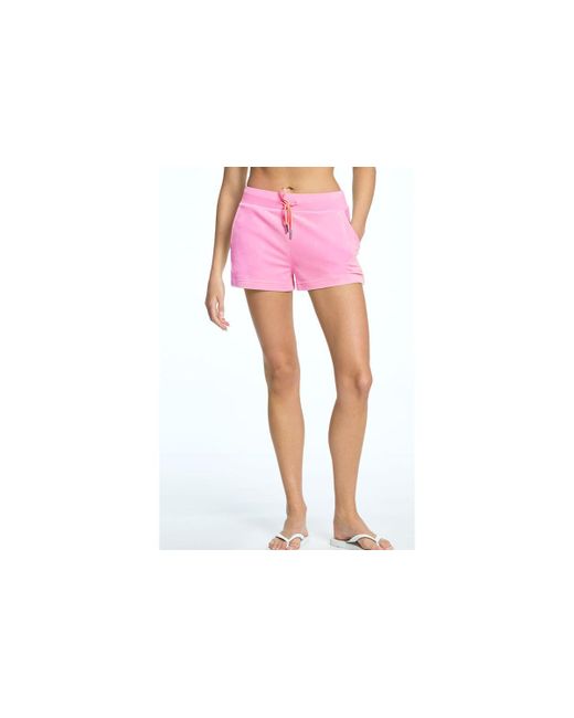 Juicy Couture Classic Velour Juicy Short With Back Bling