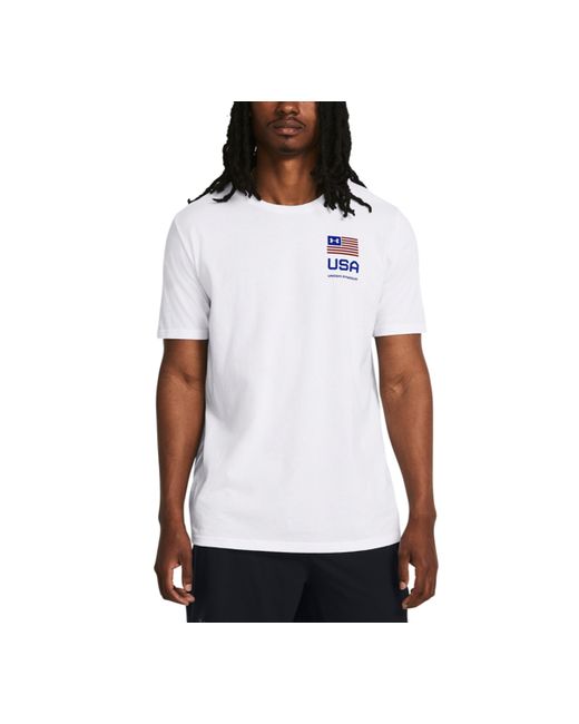 Under Armour Relaxed Fit Freedom Logo Short Sleeve T-Shirt team Royal