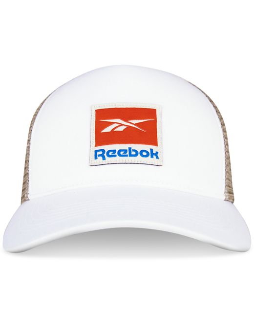 Reebok Embroidered Logo Patch Snapback Trucker Hat