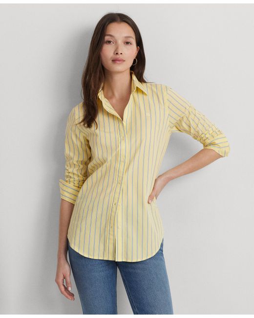 Lauren Ralph Lauren Cotton Striped Shirt