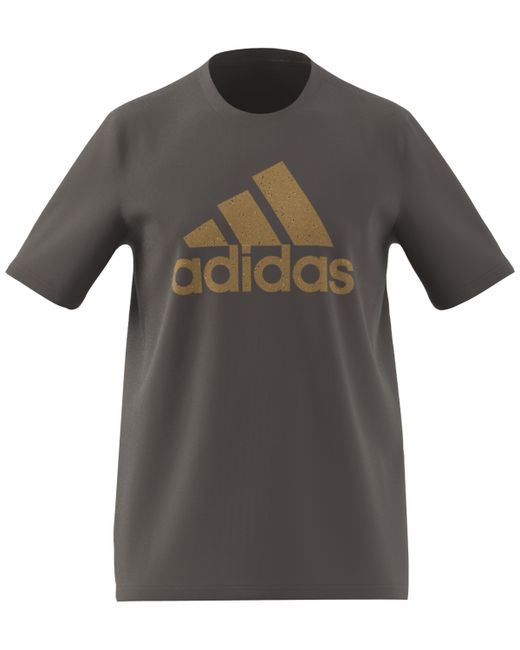 Adidas Essentials Single Jersey Big Logo Short Sleeve Crewneck T-Shirt Semi Spark