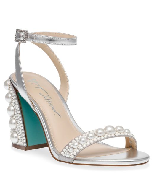 Betsey Johnson Lexi Pearl Evening Sandals