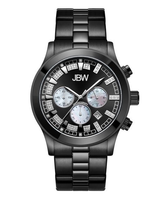 Jbw Delano Diamond 1/5 ct.t.w. Ion-Plated Stainless Steel Watch