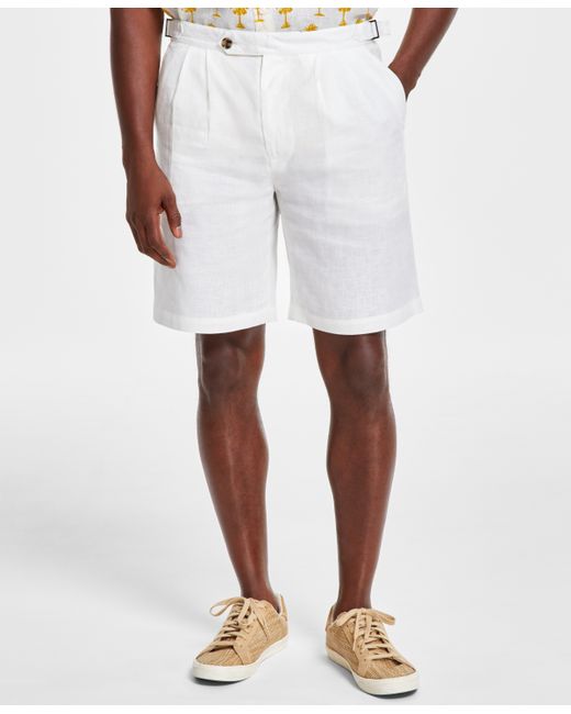 Club Room Regular-Fit Pleated 9 Shorts Created for