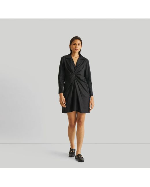 Reistor Front Twist Dress with long sleeves