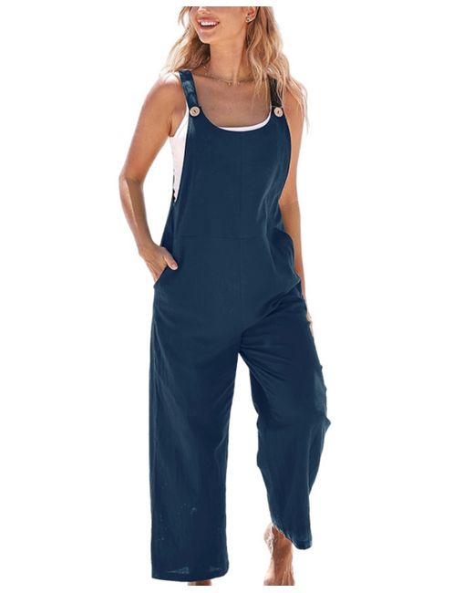 Cupshe Raven Tapered Pinafore Jumpsuit