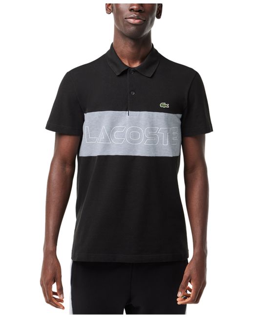 Lacoste Colorblocked Short Sleeve Logo Polo Shirt