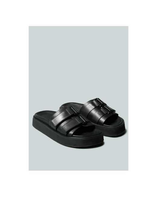 Rag & Co Aniston Buckled Flatform Slip-On Sandal
