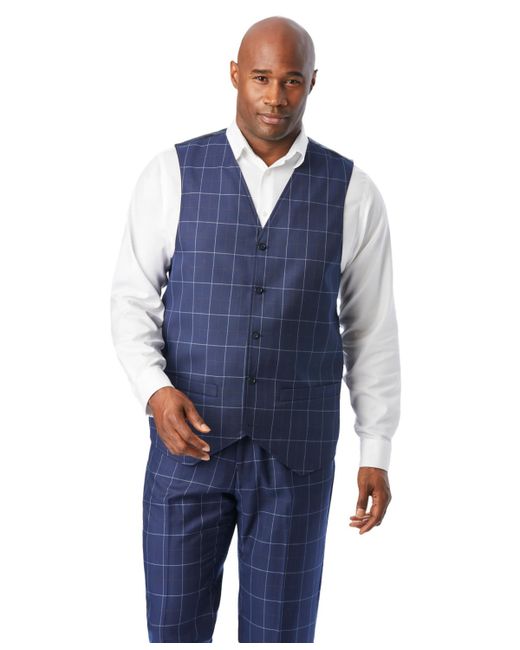 KingSize Big Tall Ks Signature Collection Easy Movement 5-Button Suit Vest