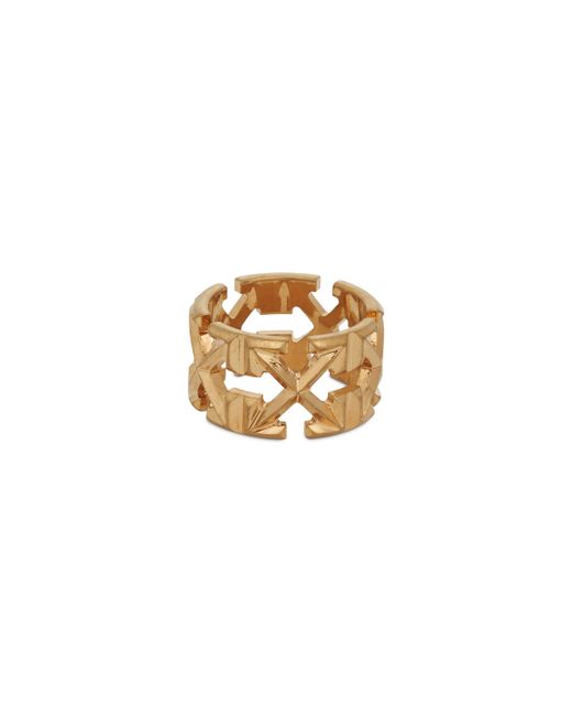 Off-White Multi Arrow Ring Gold GOLD 52