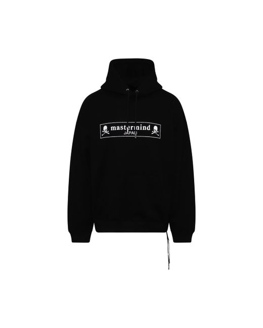 Mastermind Japan Boxed Logo Glass Beads Boxy Fit Hoodie