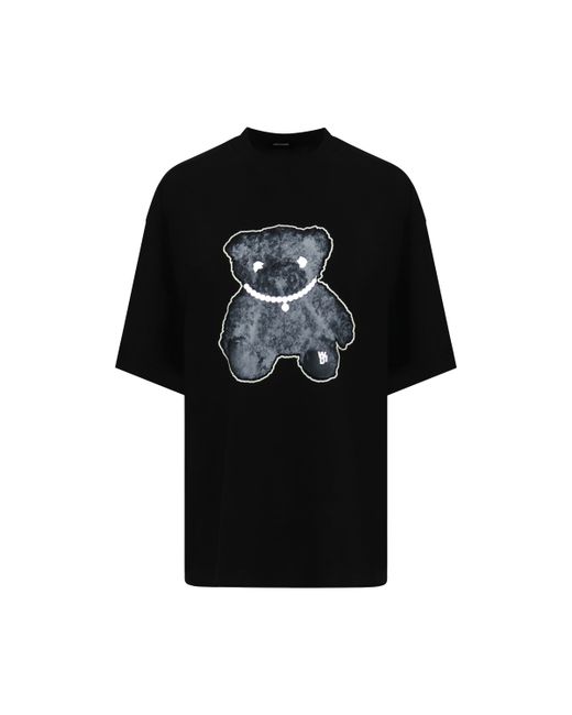 We11done Pearl Necklace Teddy T-Shirt