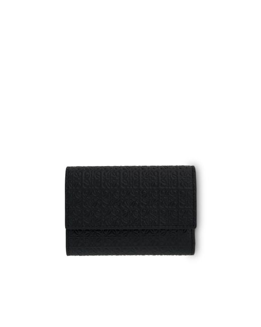 Loewe Repeat Small Vertical Wallet Embossed Calfskin OS