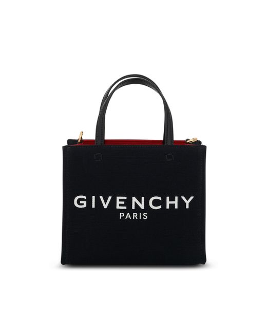 Givenchy Mini G Tote Shopping Bag Canvas OS