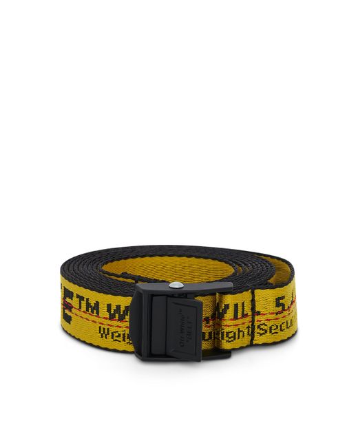 Off-White Mini Industrial H25 Belt Yellow/Black YELLOW/BLACK OS
