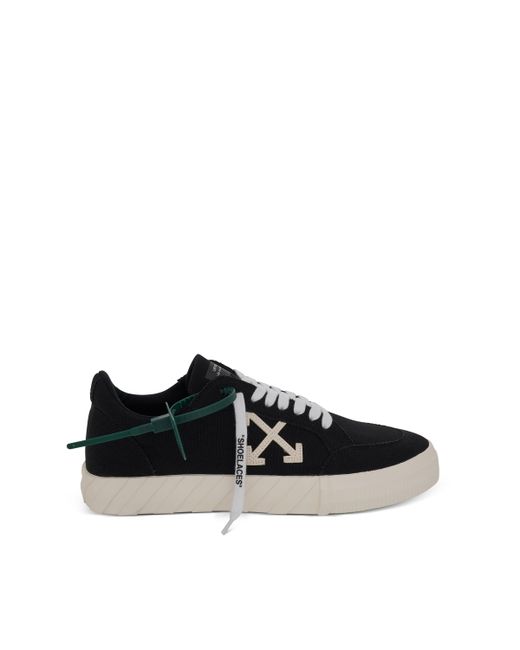 Off-White Low Vulcanized Canvas Sneakers Black BLACK
