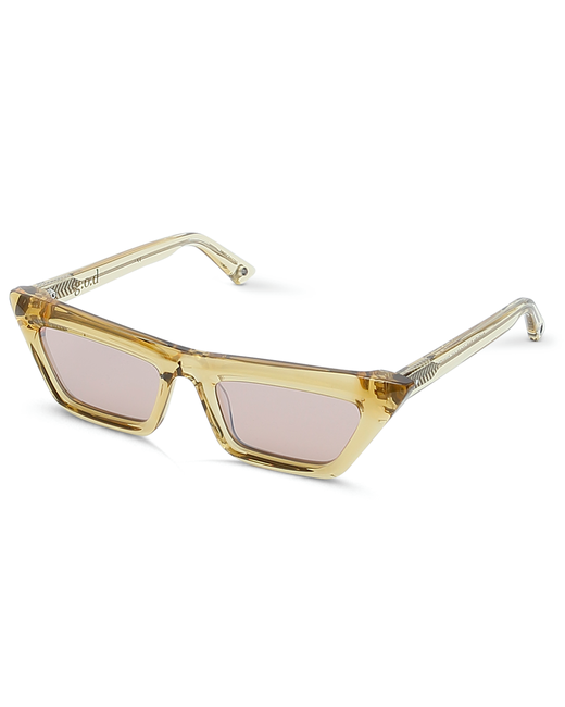 G.O.D G. O.D Twenty Two Champagne Sunglass with Flash Lens CHAMPAGNE OS