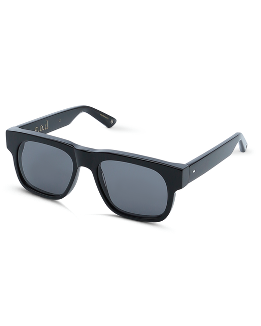 G.O.D G. O.D Thirteen Black Sunglass with Grey Lens BLACK OS