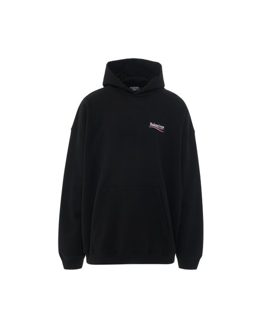 Balenciaga Embroidered Political Campaign Oversized Hoodie