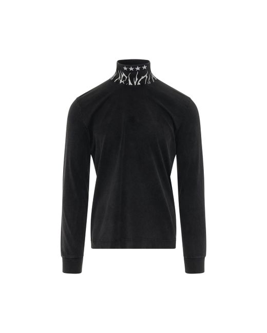 Givenchy Dyed Layered Long Sleeve T-Shirt GREY