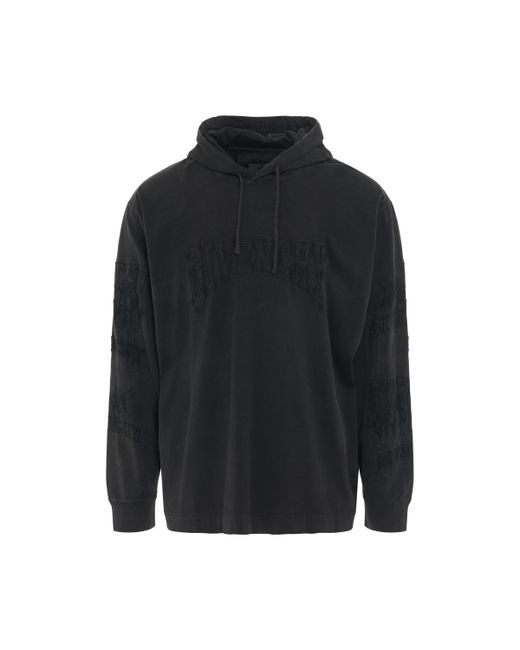 Givenchy Multilogo Dyed Hoodie Faded FADED