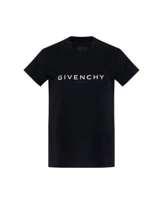 Givenchy Reverse Logo Fitted T-Shirt