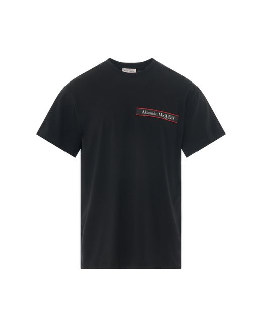 Alexander McQueen Logo Tape Detail T-Shirt Mix MIX