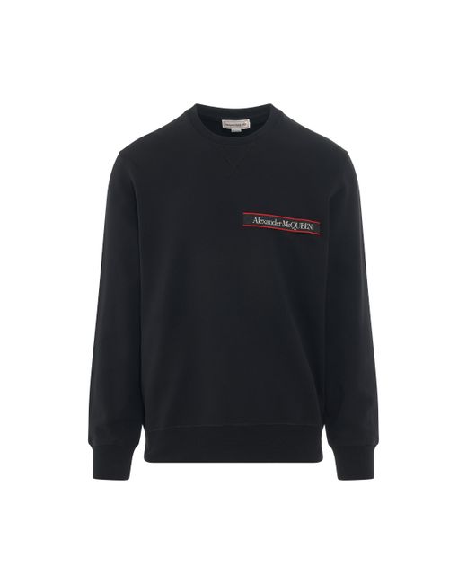Alexander McQueen Logo Tape Detail Sweatshirt Mix MIX