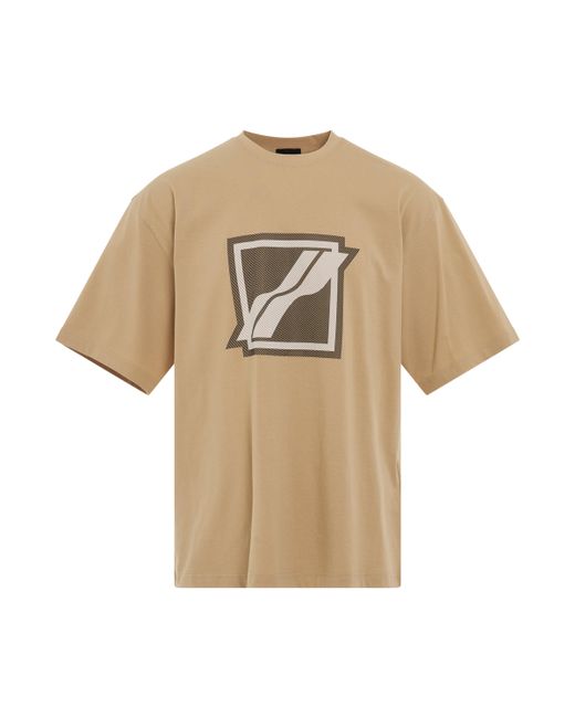 We11done Stripe Big Logo T-Shirt