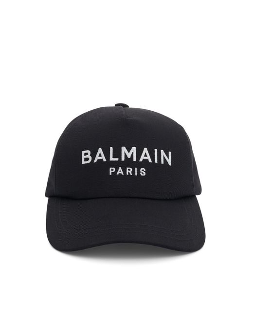 Balmain Logo Cotton Cap OS