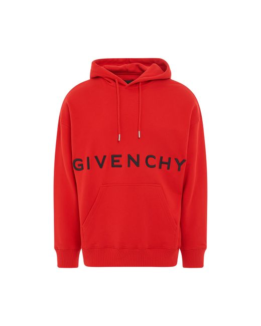 Givenchy Slim Fit Hoodie Embroidered Felpa