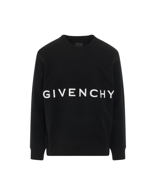Givenchy Slim Fit Sweatshirt Embroidered Felpa