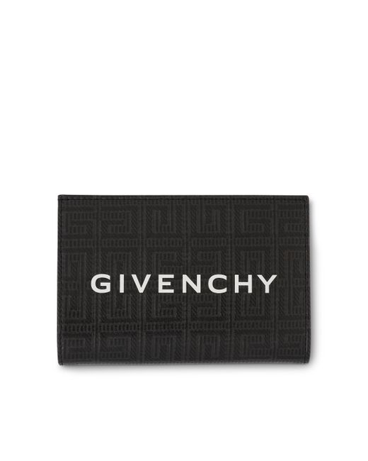 Givenchy G Cut Bifold Wallet 4G Coated Canvas OS