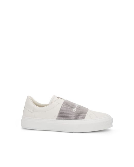 Givenchy City Sport Elastic Band Sneakers White/Grey WHITE/GREY