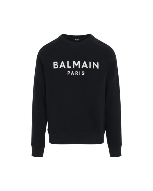 Balmain Classic Logo Print Sweatshirt Black BLACK