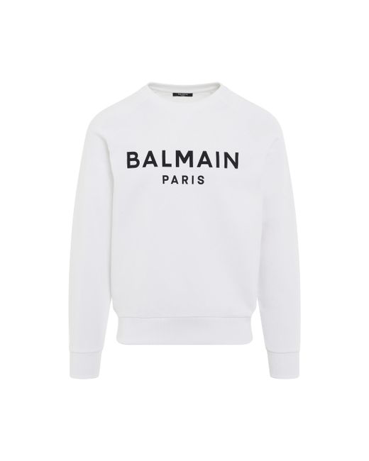 Balmain Printed Sweatshirt Black