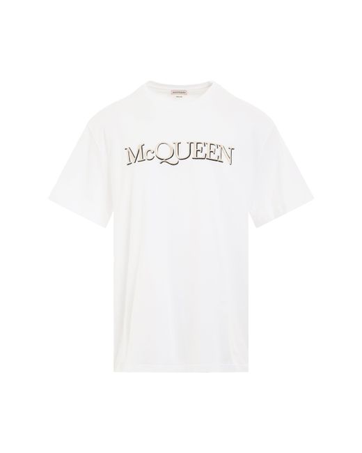Alexander McQueen Logo Embroidered T-Shirt Mix MIX