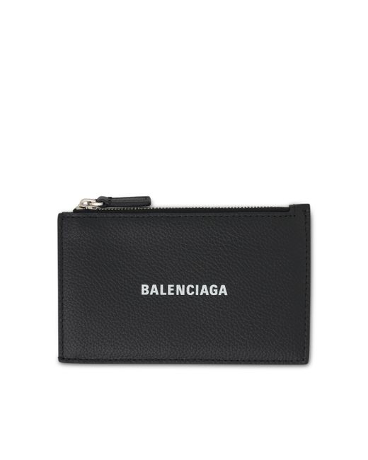 Balenciaga Cash Long Coin And Card Holder Black BLACK OS