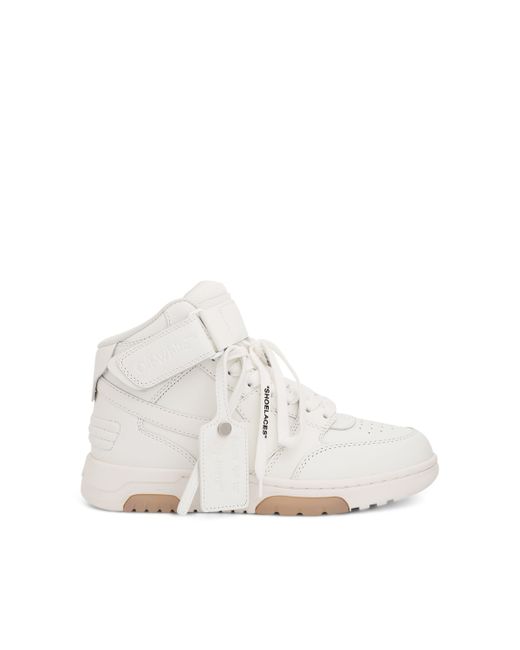 Off-White Out Of Office Mid Top Leather Sneakers