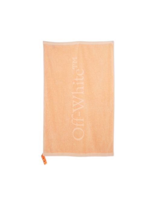 Off-White Bookish Shower Towel Powder POWDER OS