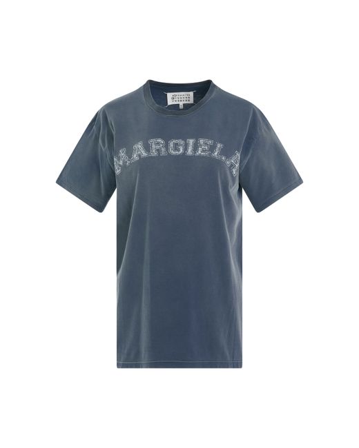 Maison Margiela Faded Logo Relaxed Fit T-Shirt